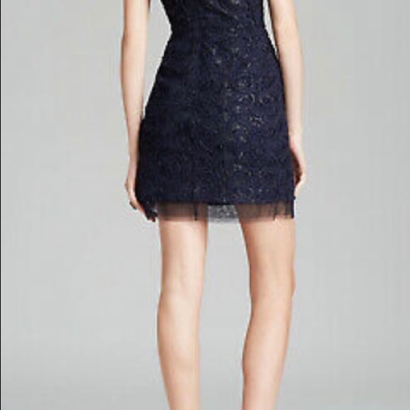 BCBG Marissa Rosette Embellished Sheath Dress - Picture 2 of 8